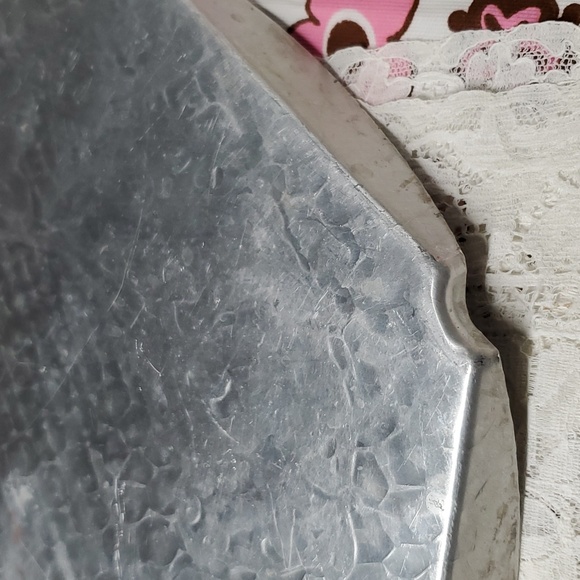 Aluminum Hand Forged Tray Snacks Finger Food Dining Kitchen Party Cheese Cracker - Picture 15 of 17